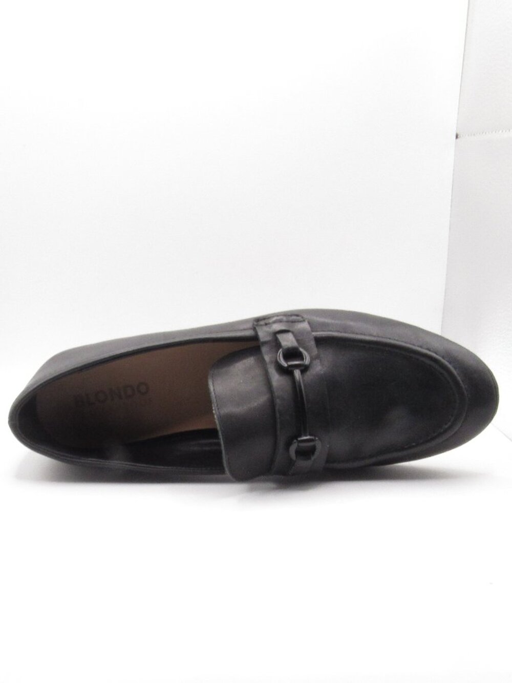 Blondo Black Blaire Leather Waterproof Horse Bit Loafers Size 10 Excellent Cond - Picture 6 of 12